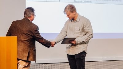 Torben bei der Forschung